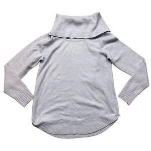 NWT Tahari Women's Cowl Neck Pullover Sweater Light‎ Blue Size S